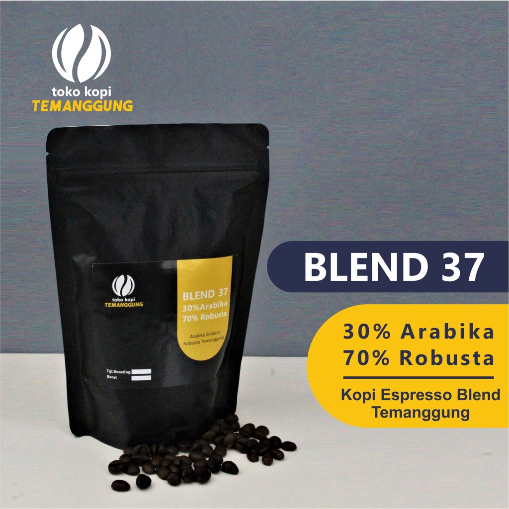 

Kopi Espresso Blend Temanggung 30 Arabika 70 Robusta Biji/Bubuk