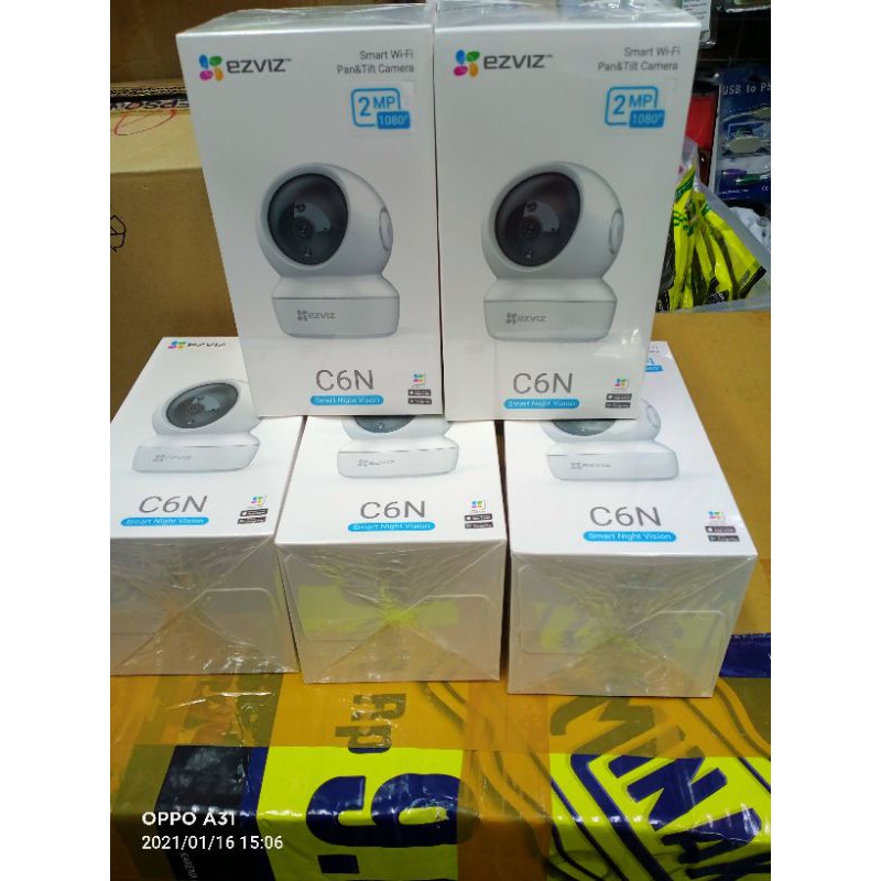 EZVIZ C6N 2MP 1080P WIFI WIRELESS IPCAM SMART GARANSI RESMI INDONESIA