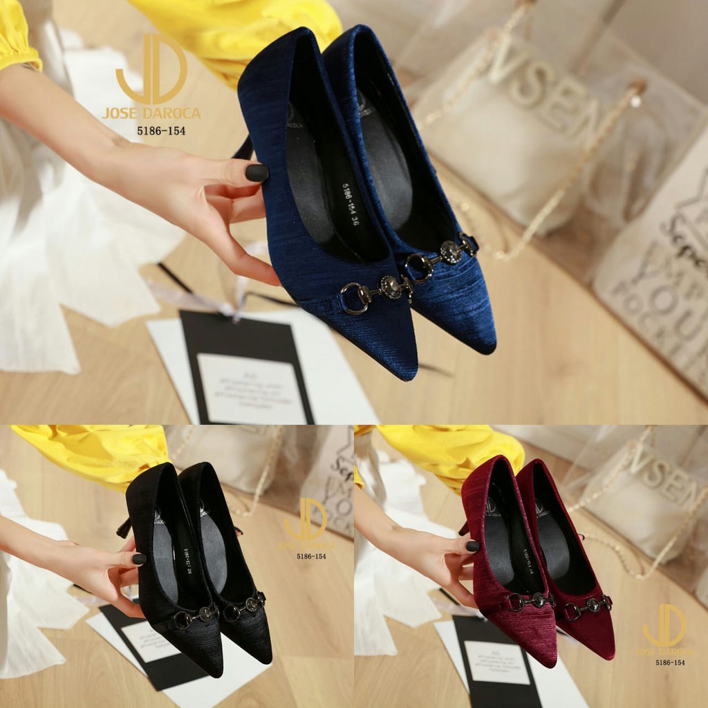TAWAR *12/NOV* JD Kitten Heels Pumps Shoes Series # 5186-154