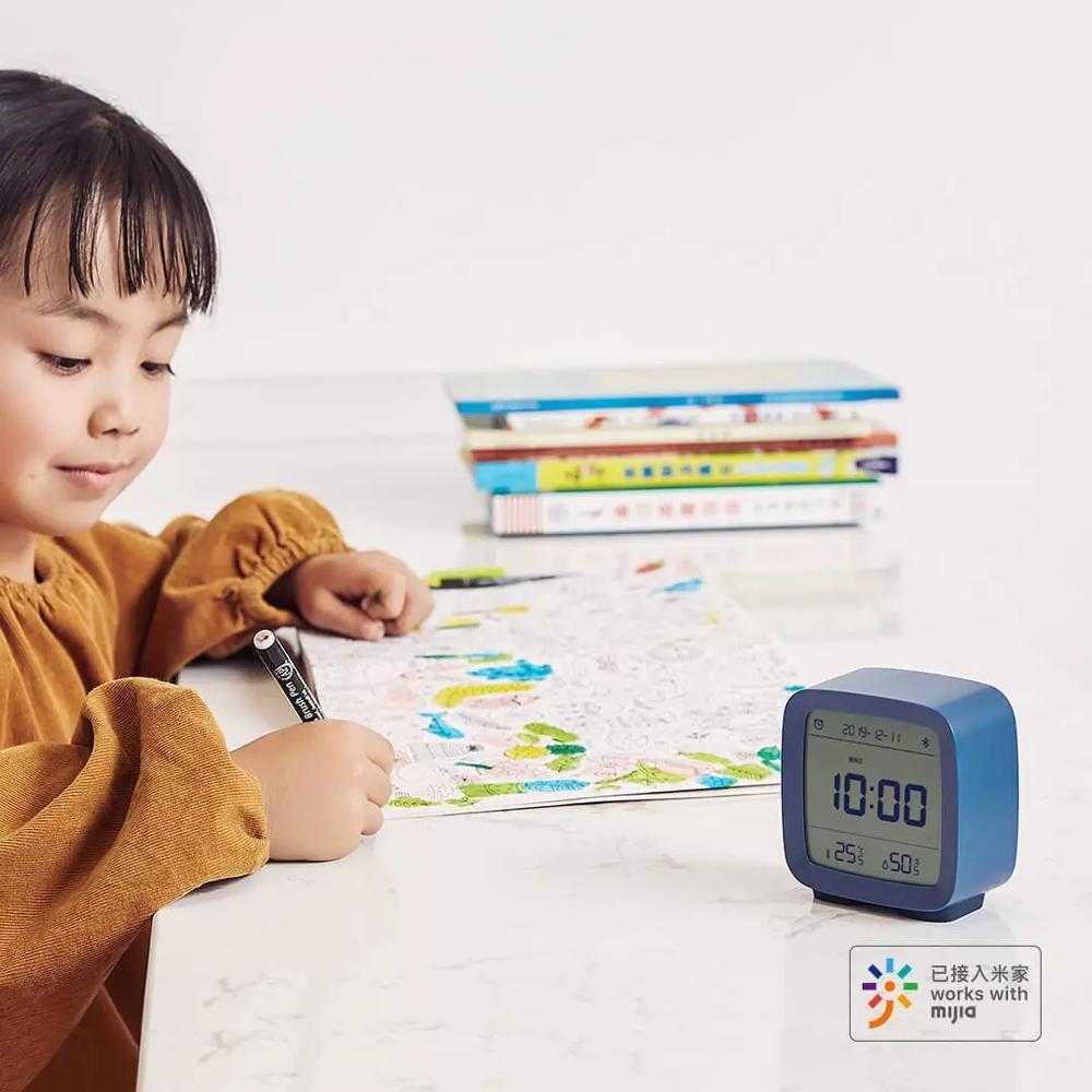 Qingping Jam Meja Smart Alarm Clock Temperature Bluetooth - CGD1