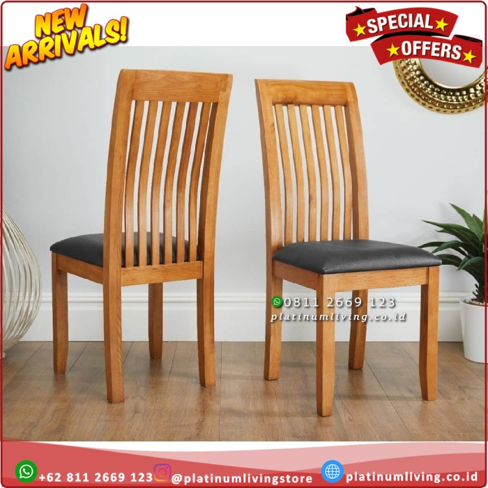 Kursi Makan Jati Modern, Kursi makan cafe, kursi cafe, Kursi Makan Platinumliving Furniture Indonesi