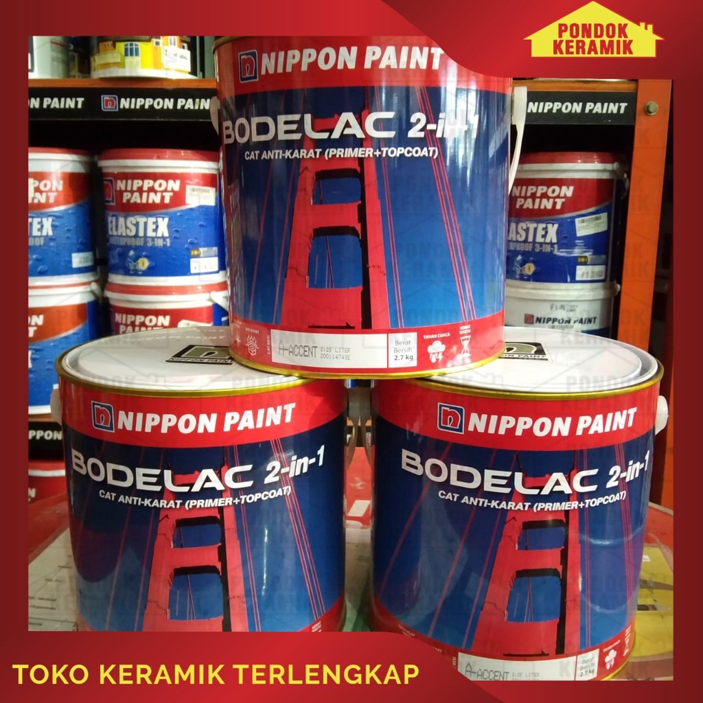 Jual NIPPON PAINT CAT BESI ANTI KARAT BODELAC 2 IN 1 TINTING / MIXING 1