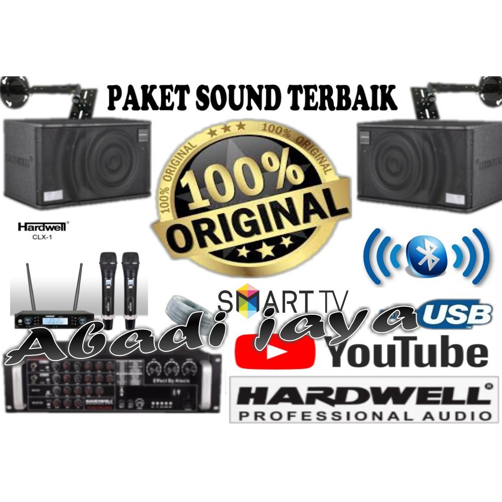 PAKET SOUND SYSTEM KARAOKE TERBAIK HARDWELL 10inch ORIGINAL