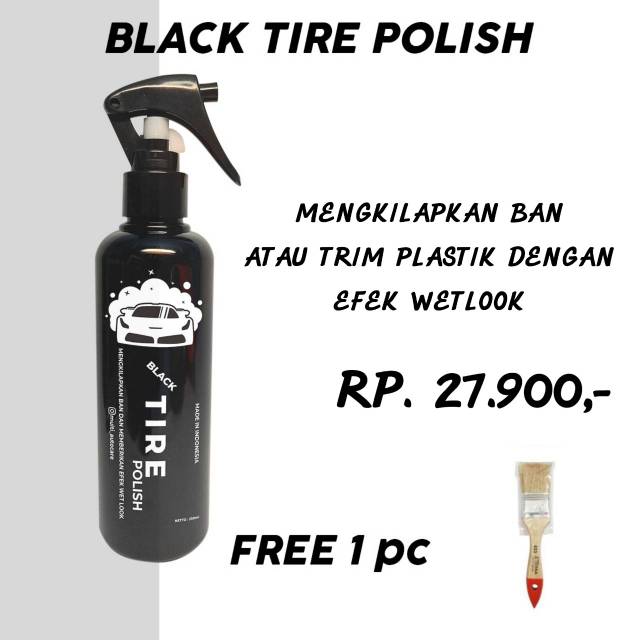 Black Tire Polish/Semir Ban Mobil dan Motor Multi Auto Care Kemasan Semprot