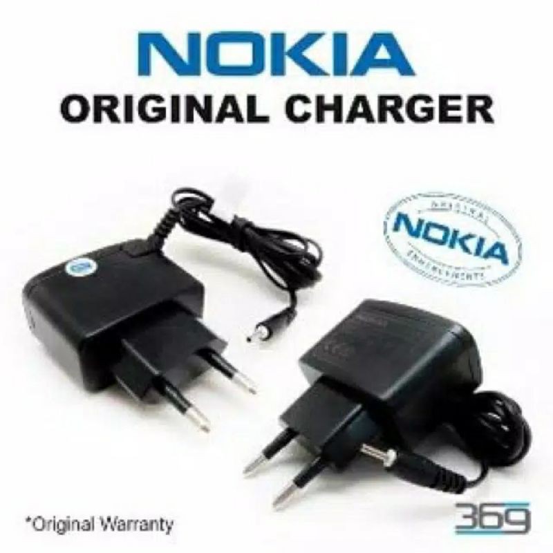 Travel Charger Nokia Jadul Colokan Kepala Pin Kecil Original