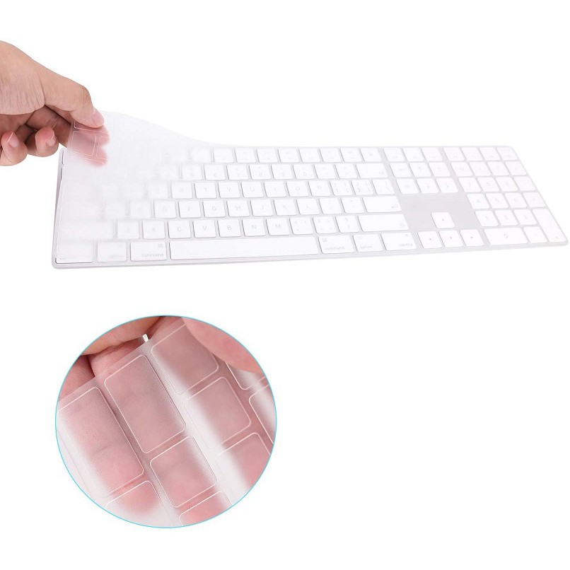 Ultra Thin Silicone Keyboard Cover Protector iM4c Magic Numeric Keyboard A1843