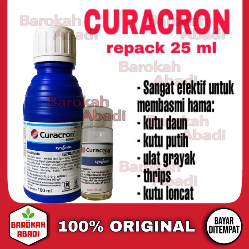 Curacron 25 ml pembasmi hama kutu putih ulat wereng pada tanaman