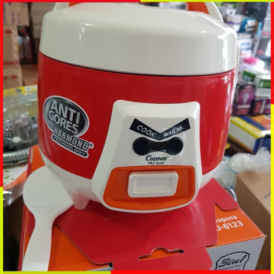 RICE COOKER COSMOS HARMOND 0.6LPENANAK NASI CRJ6123 RICECOOKER MAGIC COM RISE COOKER COKER MINI KECI