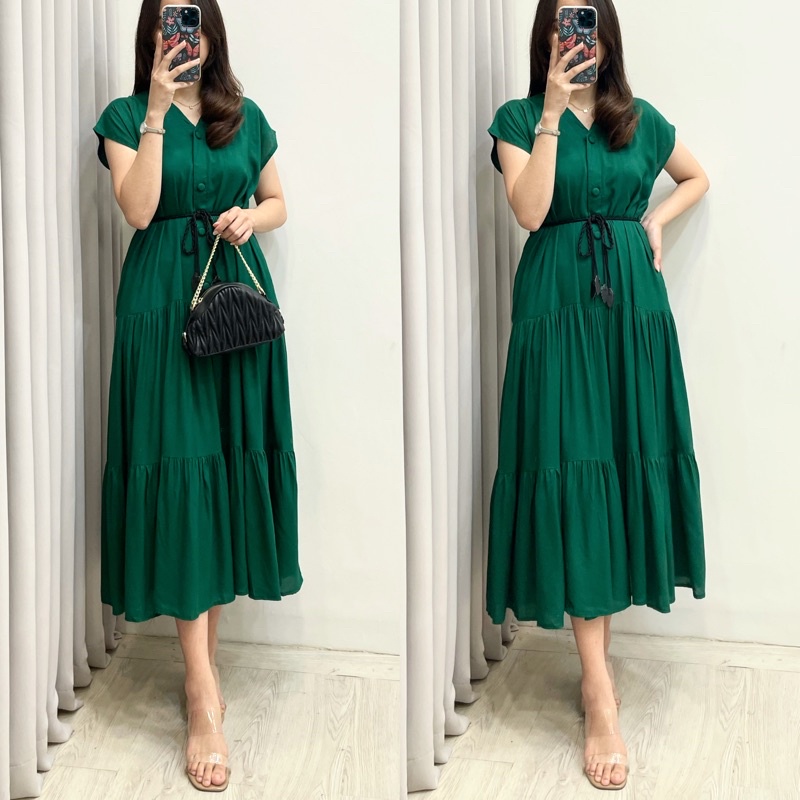 Amariel Malibu Home Dress - Daster Nyaman Adem-Mlb: Plain Bottle
