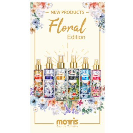 * NCC * Morris Parfum Floral Edition Eau De Toilette Long Lasting Fragance Cewek - Netto 150 ml