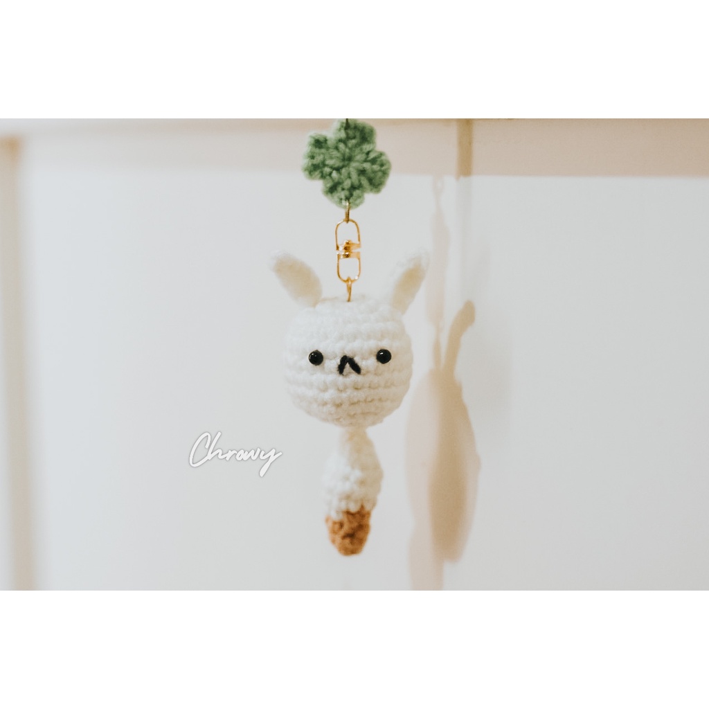 Dodoco Crochet Keychain / Gantungan Kunci Rajut Dodoco Klee by Chrowy