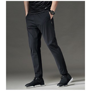  Celana  Training  Pria  Slim  Fit  Bahan Breathable untuk 