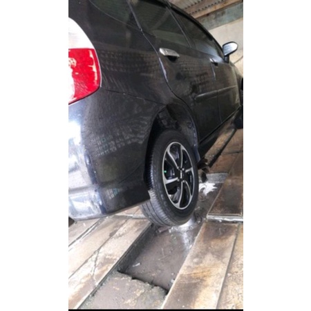 4 Velg R14 PCD 100 Mulus no geol no retak Tubless Tanpa ban hanya 4 velg aja agya ayla jazz yaris calya sigra limo etios karimun atoz visto classy