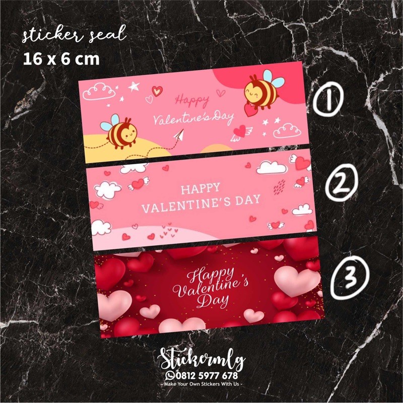 

STICKER SEGEL / SEAL / BELT VALENTINE EDITION 02