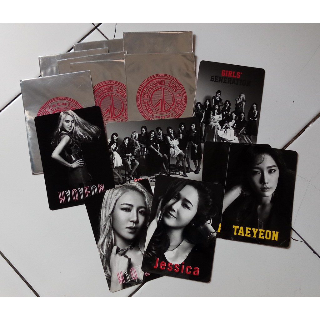 Girls Generation SNSD Photocard Japan 3rd Tour