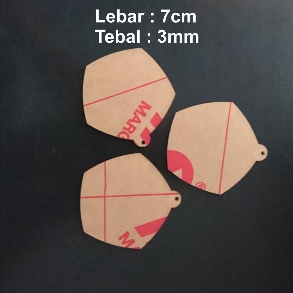 

Bahan Medali Akrilik Segi Lima Lengkung Tebal 3mm Ukuran 7cm