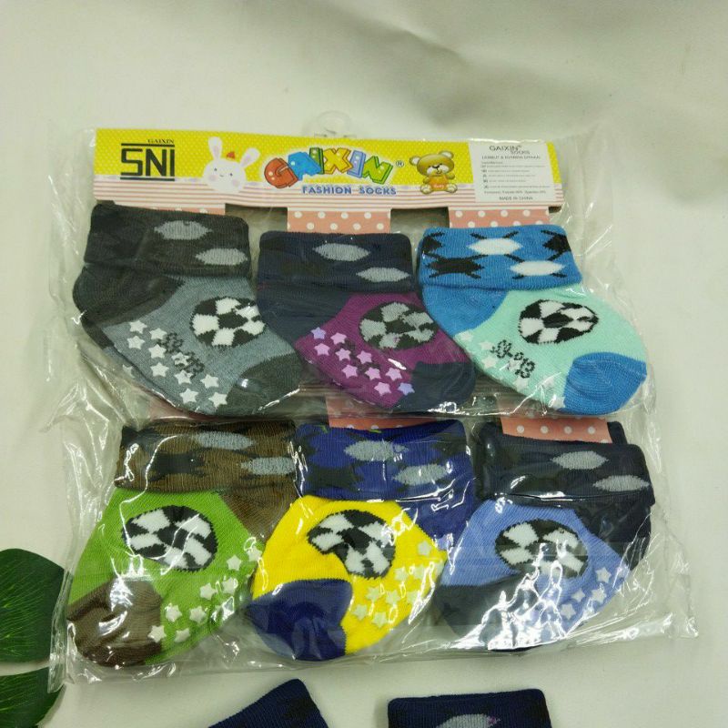 HARGA 1PASANG Kaos Kaki Bayi  0-1 Tahun