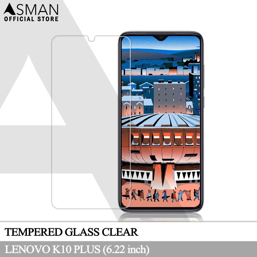 Tempered Glass Lenovo K10 Plus (6.22&quot;) | Anti Gores Pelindung Layar Kaca - Bening