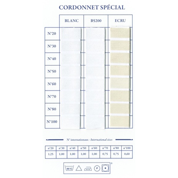 Benang Crochet Tatting DMC Cordonnet Special Art 151 BLANC ECRU B5200