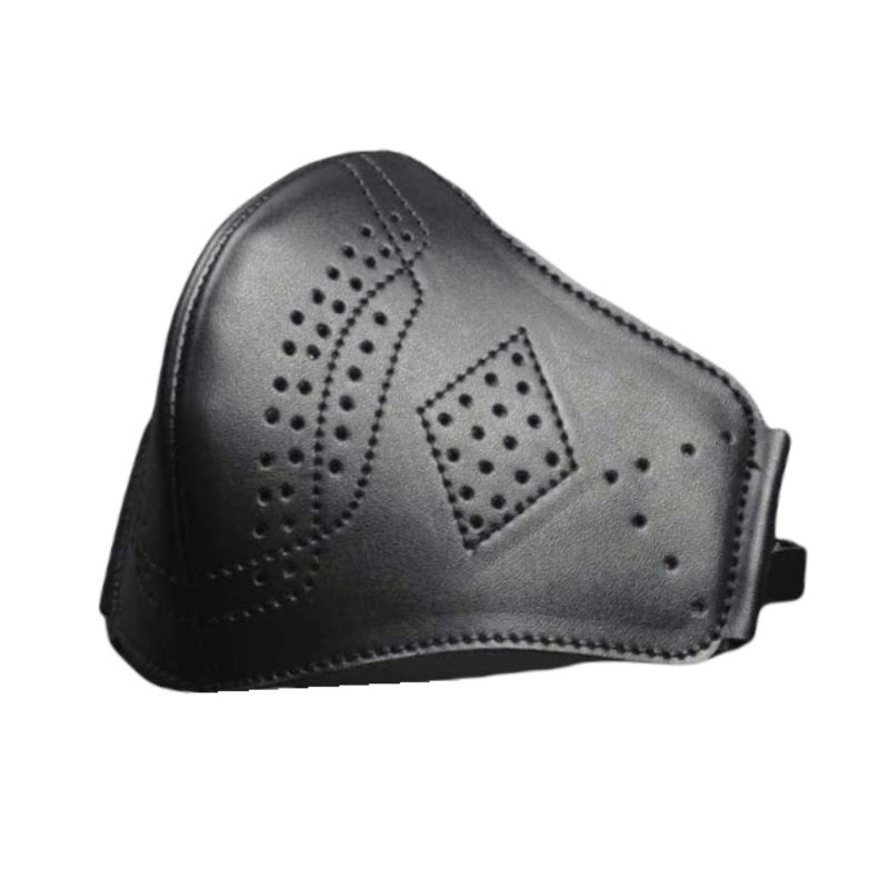 masker kulit PU/masker motor pria keren/masker anti debu polusi