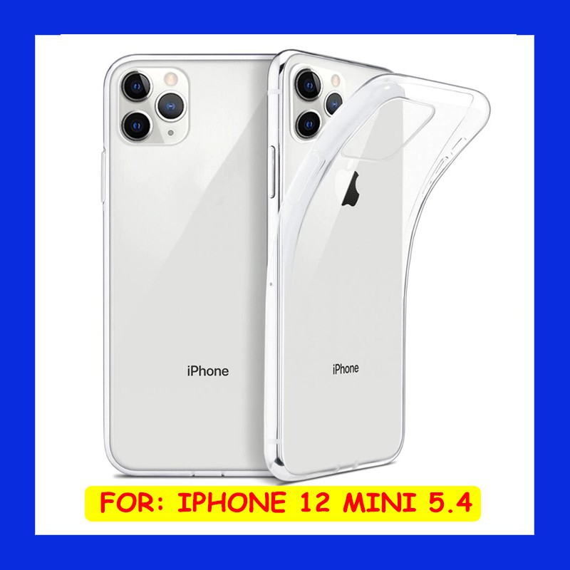 Transparan Bening Soft Case Bahan Tebel Untuk IPhone 12MINI 12 12PRO 12PROMAX