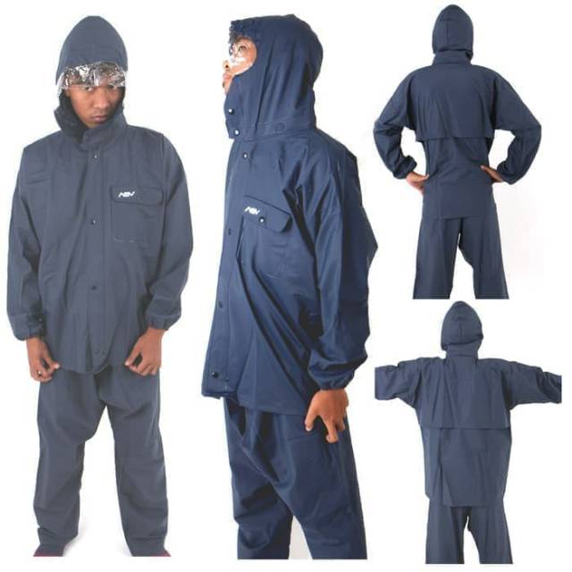 Jas Hujan ASV Original Rubber Karet Murah/Mantel Hujan ASV/RainCoat ASV/Stelan Jas Hujan ASV Grade A