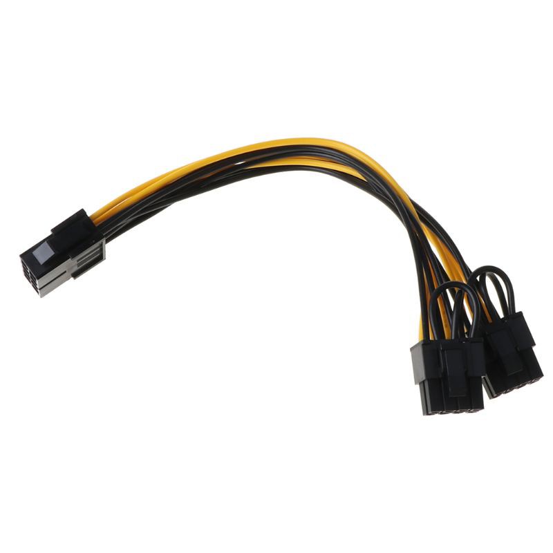 Cre Kabel Splitter Power Supply Cpu 8-pin Ke Pci-E 8-pin (6P + 2p) Panjang 25cm