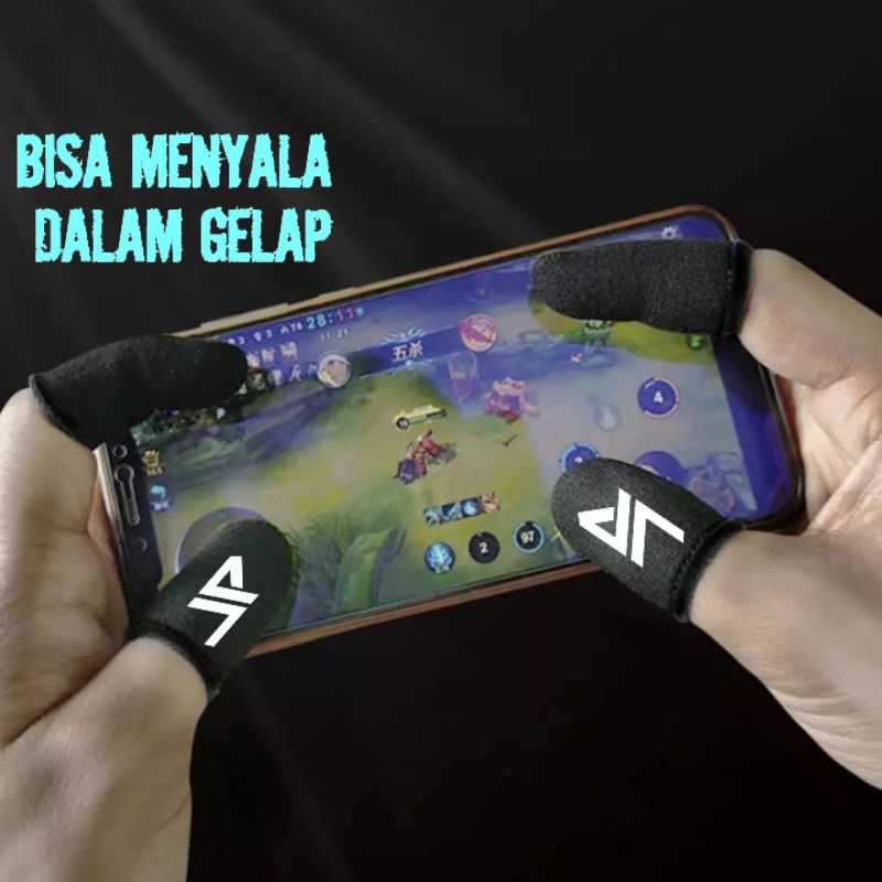 2PCS Sarung Jari Gaming Anti Keringat  / Sarung Tangan Jempol Game ff Ml PUBGM Mobile Legend Super Sensitif