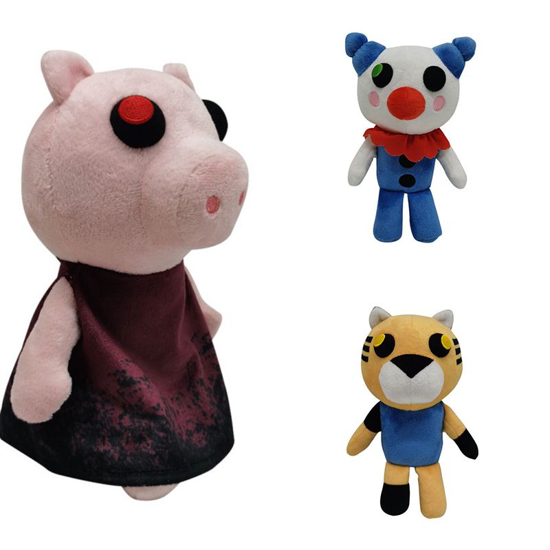 【Ready Stock】 20cm Cute Roblox Piggy Stuffed Toys  Cartoon Animals Kid Toys Cute