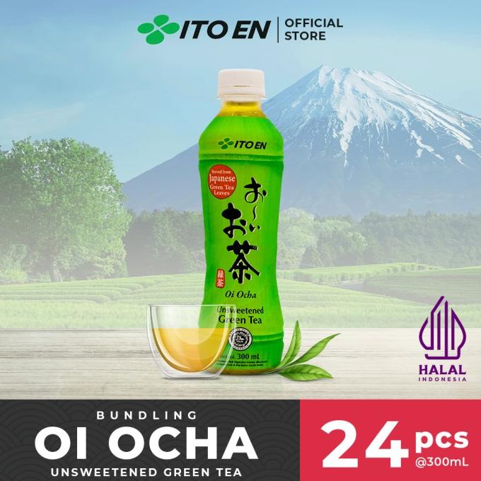 

[ COD ] ITO EN Oi Ocha Unsweetened Teh Hijau Jepang 300ml No Sugar - 24 pcs GRATIS ONGKIR Kode 819