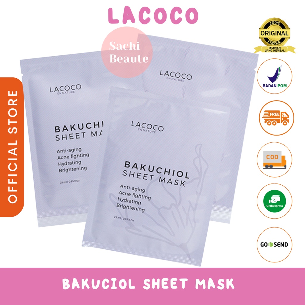 Lacoco 5% Bakuchiol Essence | Night Cream | Day Cream | Sheet Mask