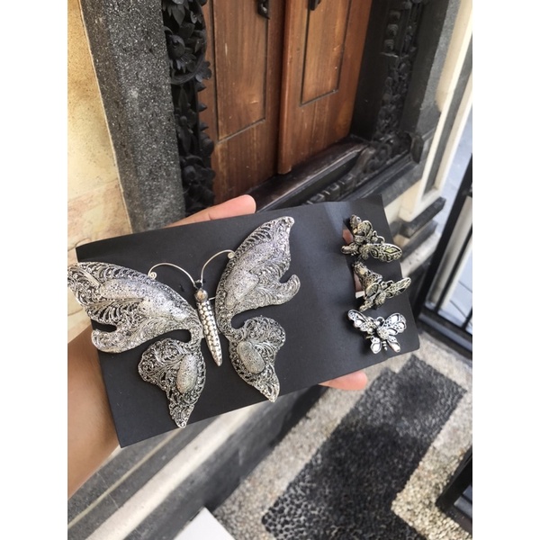 set bros alpaka aksesoris bali perhiasan wanita