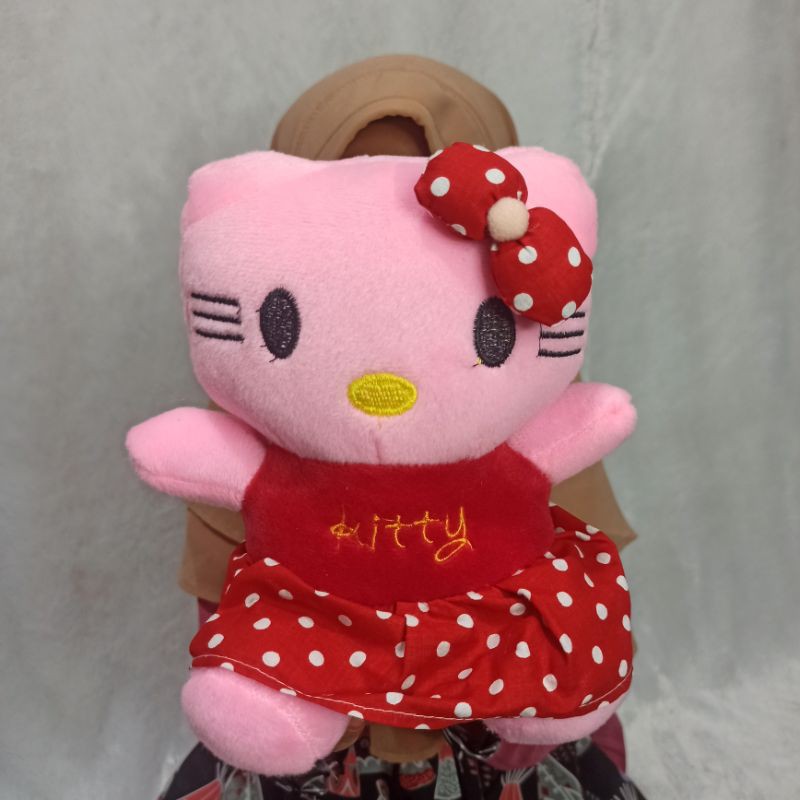 boneka hello Kitty BAJU S MURAH 21cm