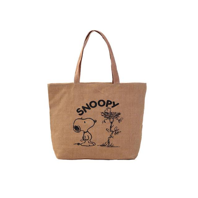 [DIKIRIM DARI JAKARTA]TOTEBAG KANVAS IMPORT JAKARTA SNOOPY SERIES (COD JAKARTA)