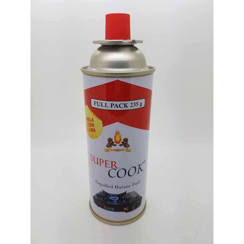 Super Cook Liquified Butane Fuel / Isi Ulang Gas Portable