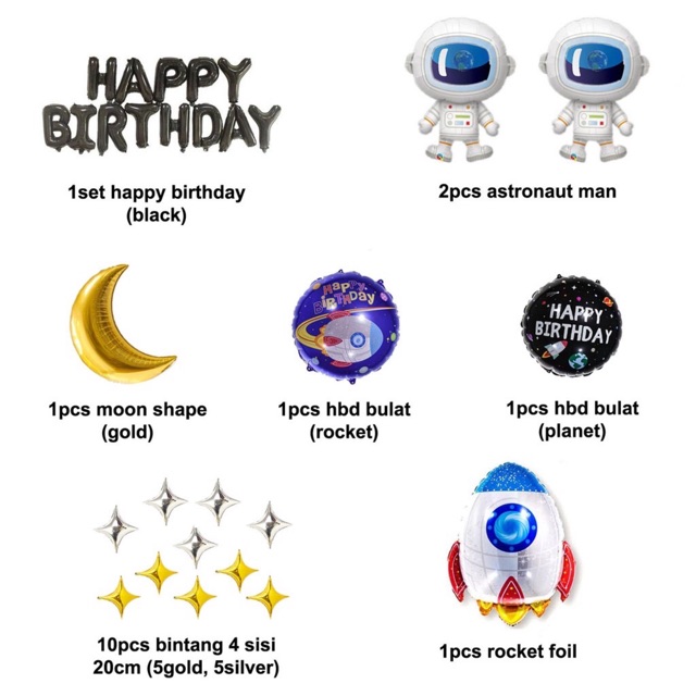 PAKET HBD ASTRONOT ROKET