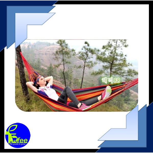 [IMPORT] - Hammock Colorful Kasur Gantung Camping Single Series Kode HCK0