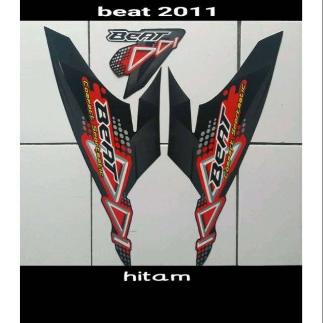 Striping honda beat karbu 2011 warna hitam