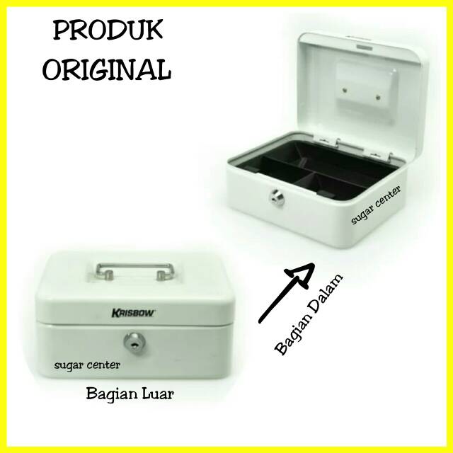 Cash Box 8 inch Kotak  Penyimpan Uang Kotak  Uang Box Uang 