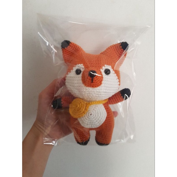 Boneka rajut Fox / amigurumi fox