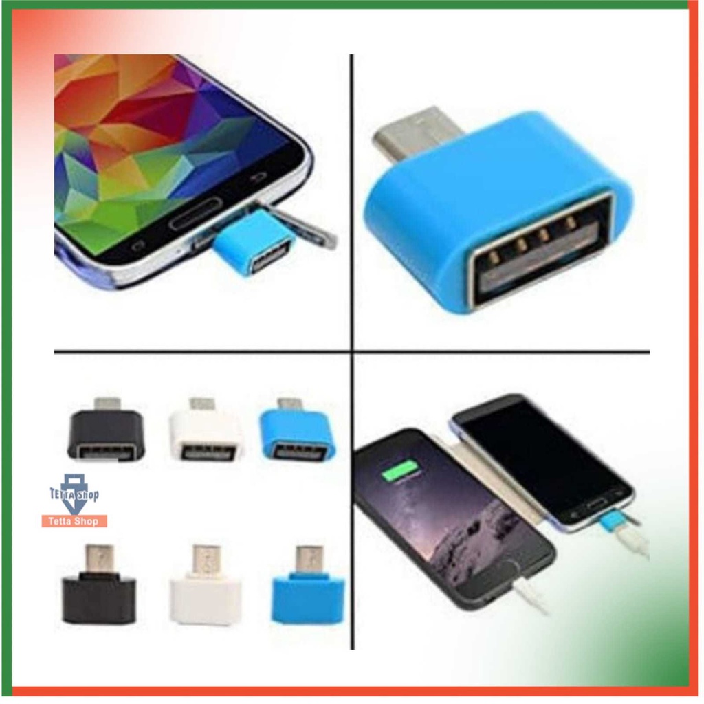 OTG HP Micro Mini On The Go Otg Flashdisk ke HP Sambungan HP Konektor Android Pakai Mouse Laptop Bua