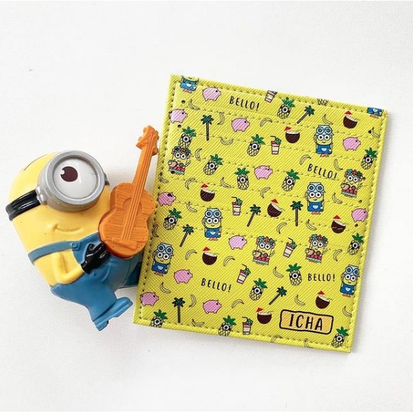 Cardholder Dompet Kartu 12slot CUSTOM Gambar Nama