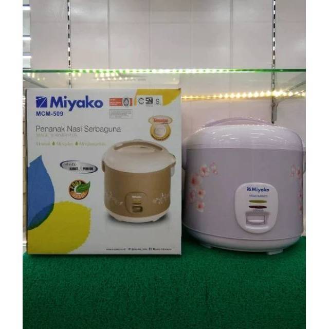 Rice Cooker Miyako MCM-509 1.8L / Megic Com / Penanak Nasi 3 in 1 GARANSI RESMI