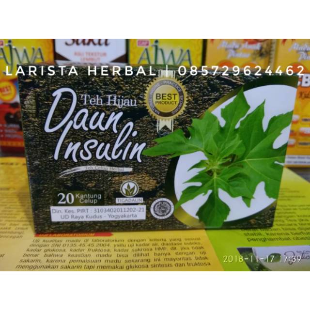 

Teh Daun Insulin untuk Diabetes