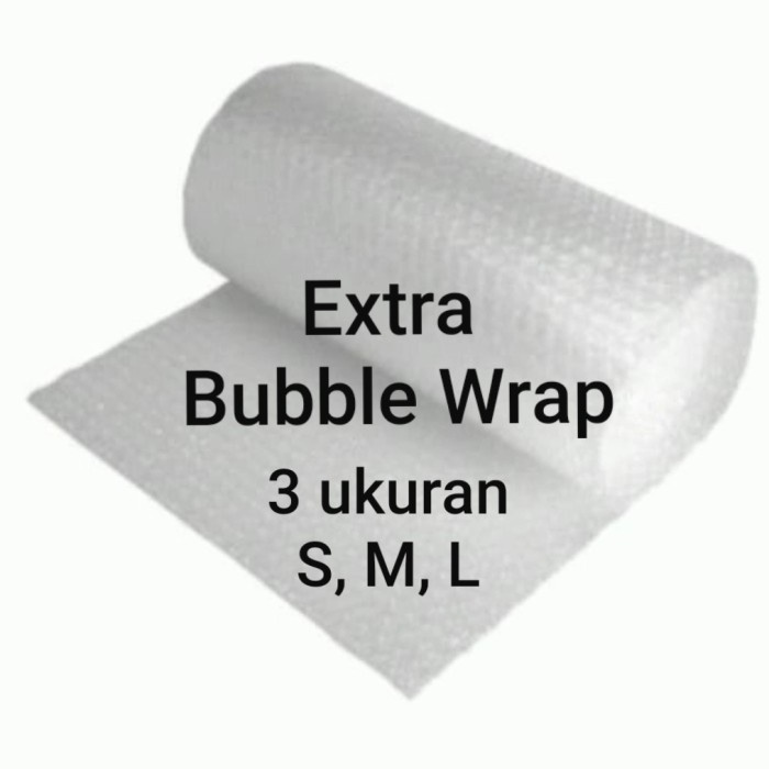 

Packing tambahan bubble wrap