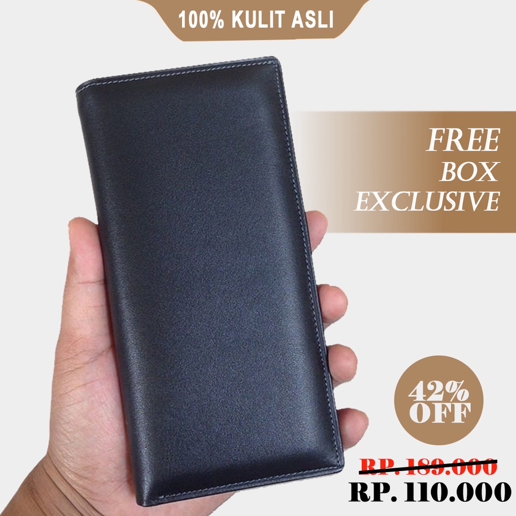 PROMO Dompet Panjang Pria / Wanita 100% ORIGINAL Kulit Asli Garut