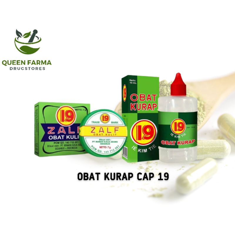 Obat Kulit Kurap Cap 19