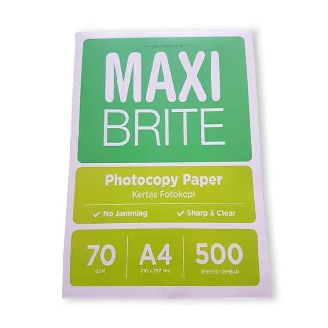 

KHUSUS GOSEND!! Maxi Brite 70g A4 Kertas Fotokopi/Kertas Print PERBOX