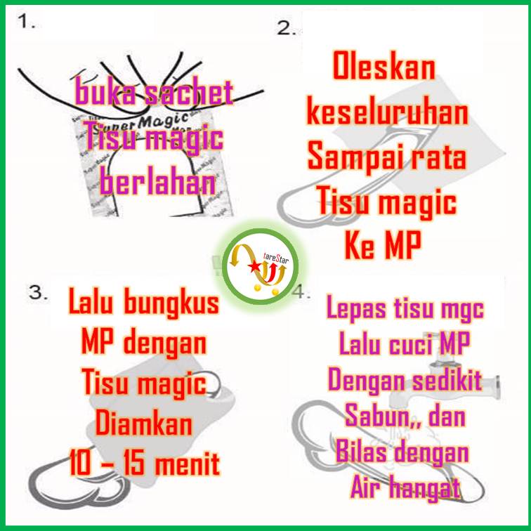 Obat Kuat Pria Oles Ejakulasi Dini Tahan Lama Original Tisu Magic Terampuh Sex Aman-2