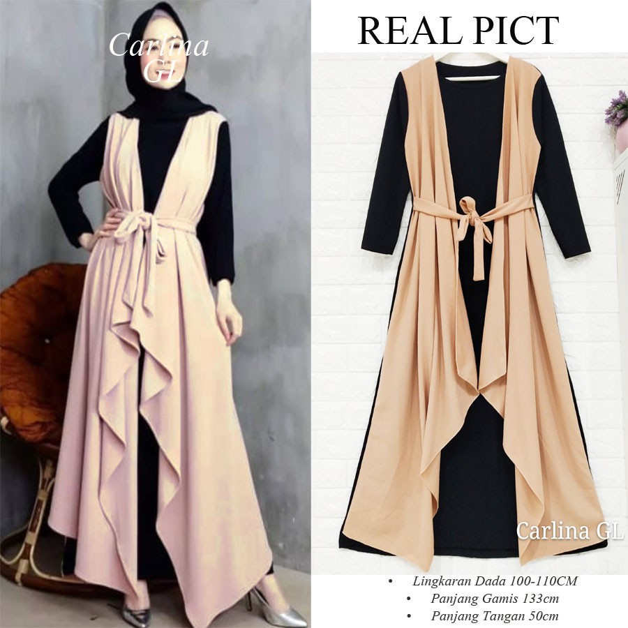 GAMIS MUSLIM JILL SET 2in1 GL FASHION